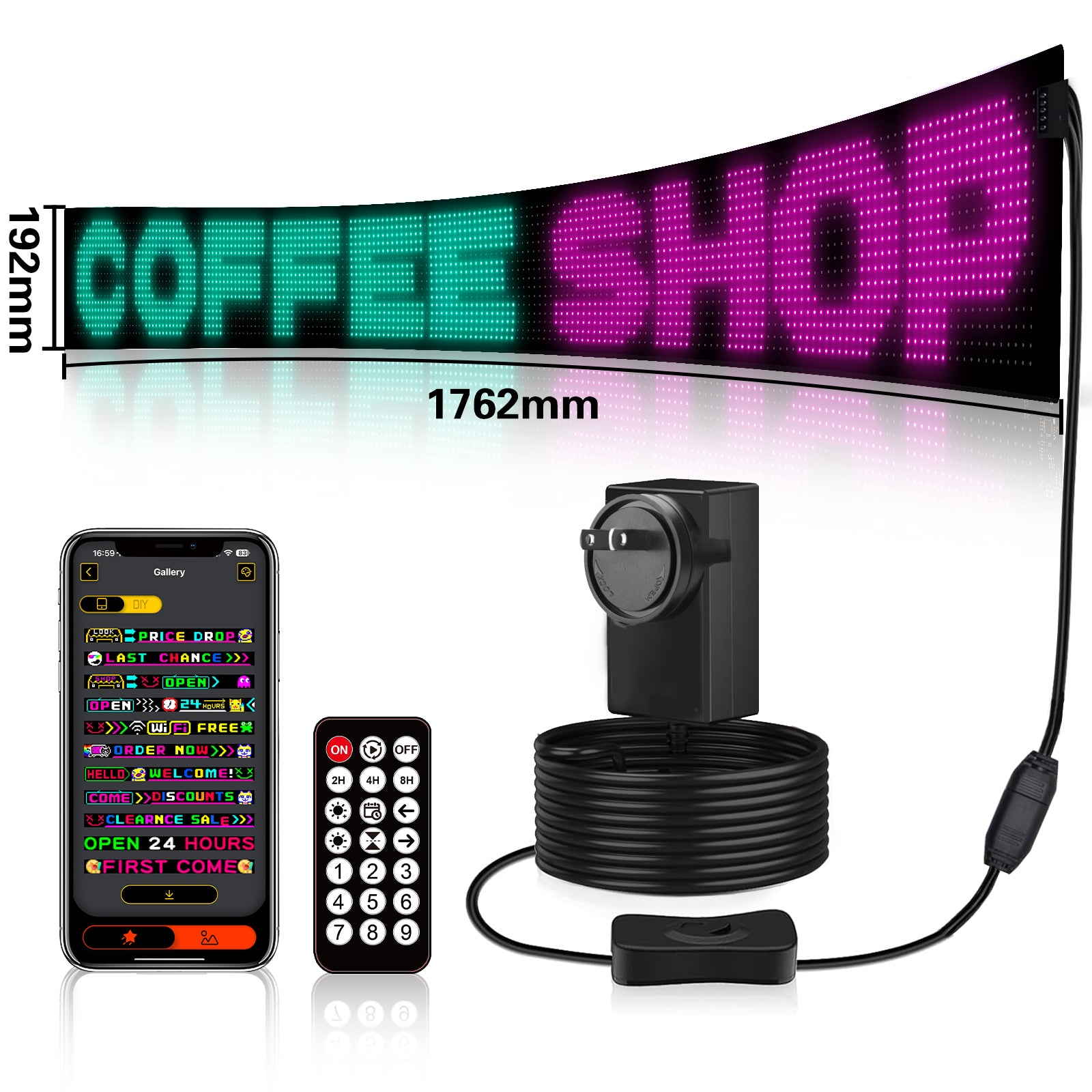 PIXELLAB LED Soft screen APP controls LED 70“